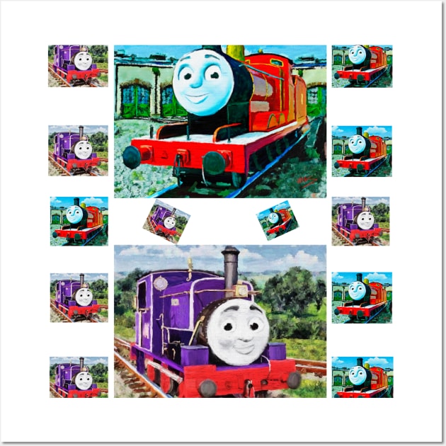 Thomas the tank engine Wall Art by jsart2020